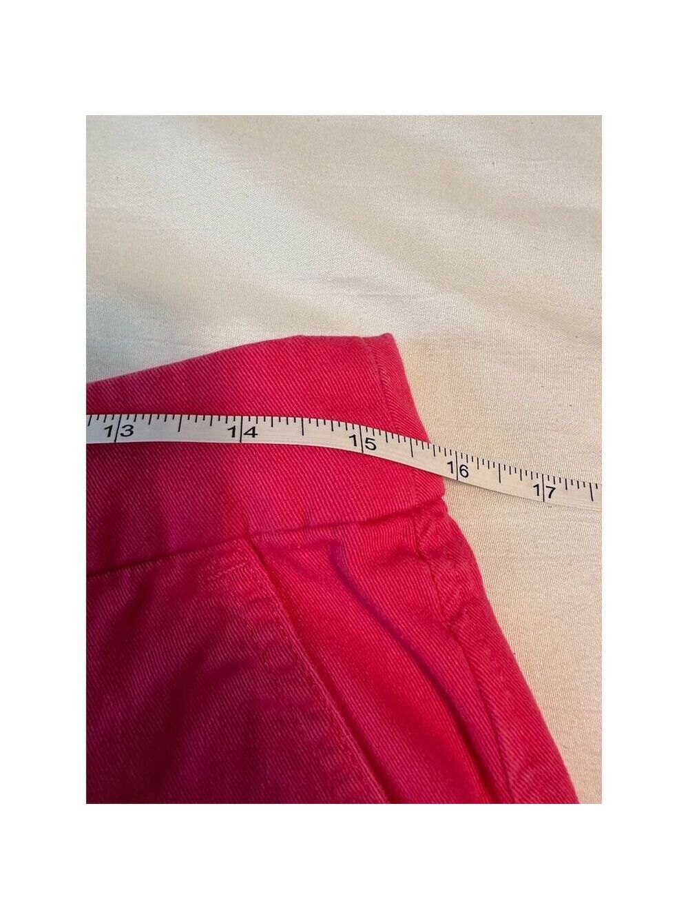 J. Crew Women's Pink Chino Shorts Size 6 Mid Rise Classic Fit - Picture 5 of 7